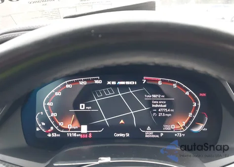 2021 BMW X6 M50I из США, поврежденный, VIN 5UXCY8C07M9H53236